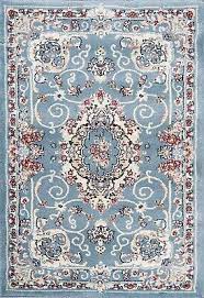 area rug clic light blue carpet ebay
