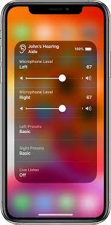 Scroll the wheel on the left to turn the volume up and down. Use Live Listen With Made For Iphone Hearing Aids Apple Support