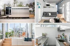 modern tiny house is designed for small