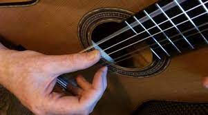 your nails for guitar playing