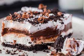 Cover and refrigerate for at least 2 hours before serving. Chocolate Lasagna No Bake Dessert Natashaskitchen Com