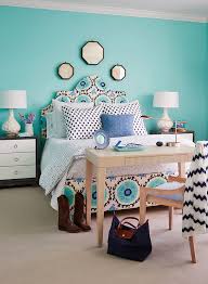 Turquoise Wall Paint Transitional