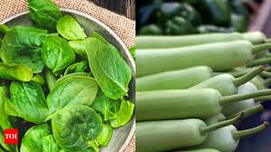 green leafy vegetables vs green