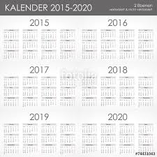 Kalender 2015 2020 Jahresplaner Jahreskalender Taschenkalender