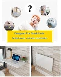 small space folding table wall