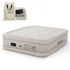 Air mattress care and cleaning. Gymax Luxury Raised Air Mattress Inflatable Airbed Built In Pump Carry Bag Queen Size