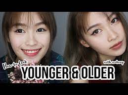 how to look younger older with makeup