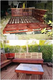Pallet Deck For Backyard Easy To