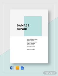 20 Damage Report Templates Free