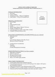 Blank Resume Template Pdf New Fill In Resume Cover Letter Fill In