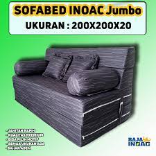 sofabed inoac ukuran 200x160x20 cm
