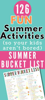 120 summer bucket list ideas for 2024