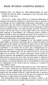speech acts an essay in the philosophy of language by john r abstract