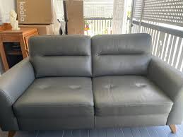 grey leather lounge suite free sofas