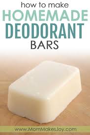 how to make homemade deodorant bars