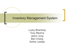 System Flowchart Inventory Management System