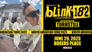 blink 182 june 29 2023 rogers place