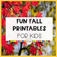 For a printable version of these questions and answers, click on the thumbnail. 27 Fun Fall Printables For Kids Little Learning Corner