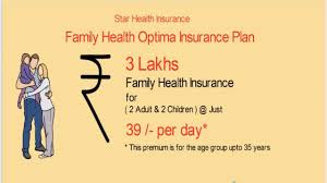 Family Health Optima At Just Rs 39 Per Day Star Health Insurance Plan In Hindi Premium Chart