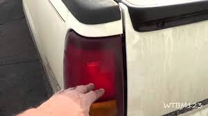 chevy truck tail lights stuck on you