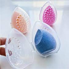 beauty sponge drying stand storage case