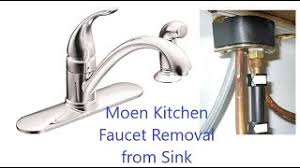 moen circa 2008 kitchen faucet removal