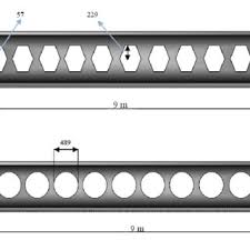 castellated beams with 9m span