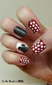 Manicure Monday - Disney Inspired Mickey Mouse Nails