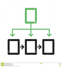 Flowchart Stock Vector Illustration Of Hierarchy Concept