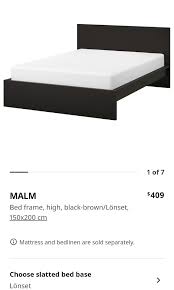 ikea malm queen size bed frame
