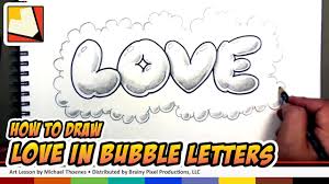 bubble letters graffiti tutorial art