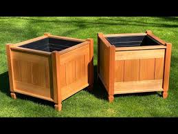 How To Build A Wooden Planter Box Jon