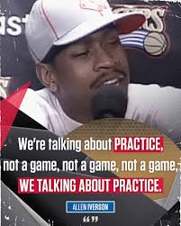 NBC Sports - 17 years ago today, Allen Iverson was talking about PRACTICE.  🏀 | Facebook