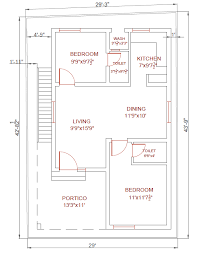 2 Bhk Under 1000sq Ft Single Floor