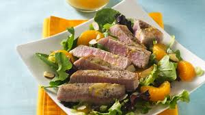 ahi tuna salad with citrus cilantro