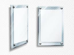 Free Vector Blank Glass Frames Hang