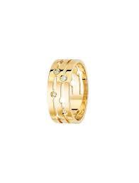 dinh van pulse ring yellow gold and