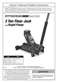 3 ton steel heavy duty floor jack