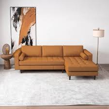 Leather Corner Sectional Sofa