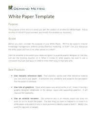 Marketing Research Proposal Executive Summary White Paper