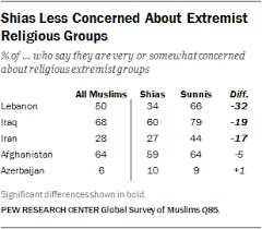 Many Sunnis And Shias Worry About Religious Conflict Pew