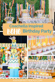 coachella inspired boho birthday party