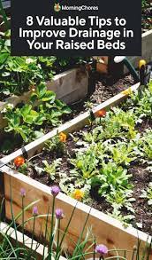 improve drainage in your raised beds