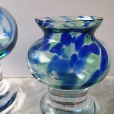 Sea Glasbruk Kosta Sweden Glass Vases