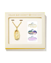 elle locket gift set kendra scott