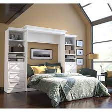 Assembly is difficult but if you can get past that, this is a great deal. Bestar Audrea Queen Wall Bed In White With Two 25 Storage Units With Drawers Costco