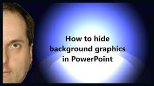 how to hide background graphics in