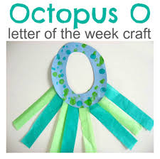 octopus o letter of the week craft