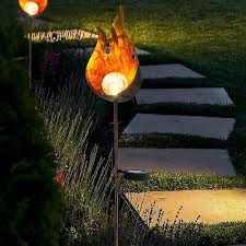 Globrite Outdoor Flame Solar Lights