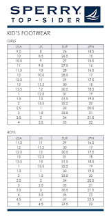 Sperry Shoe Size Chart Facebook Lay Chart